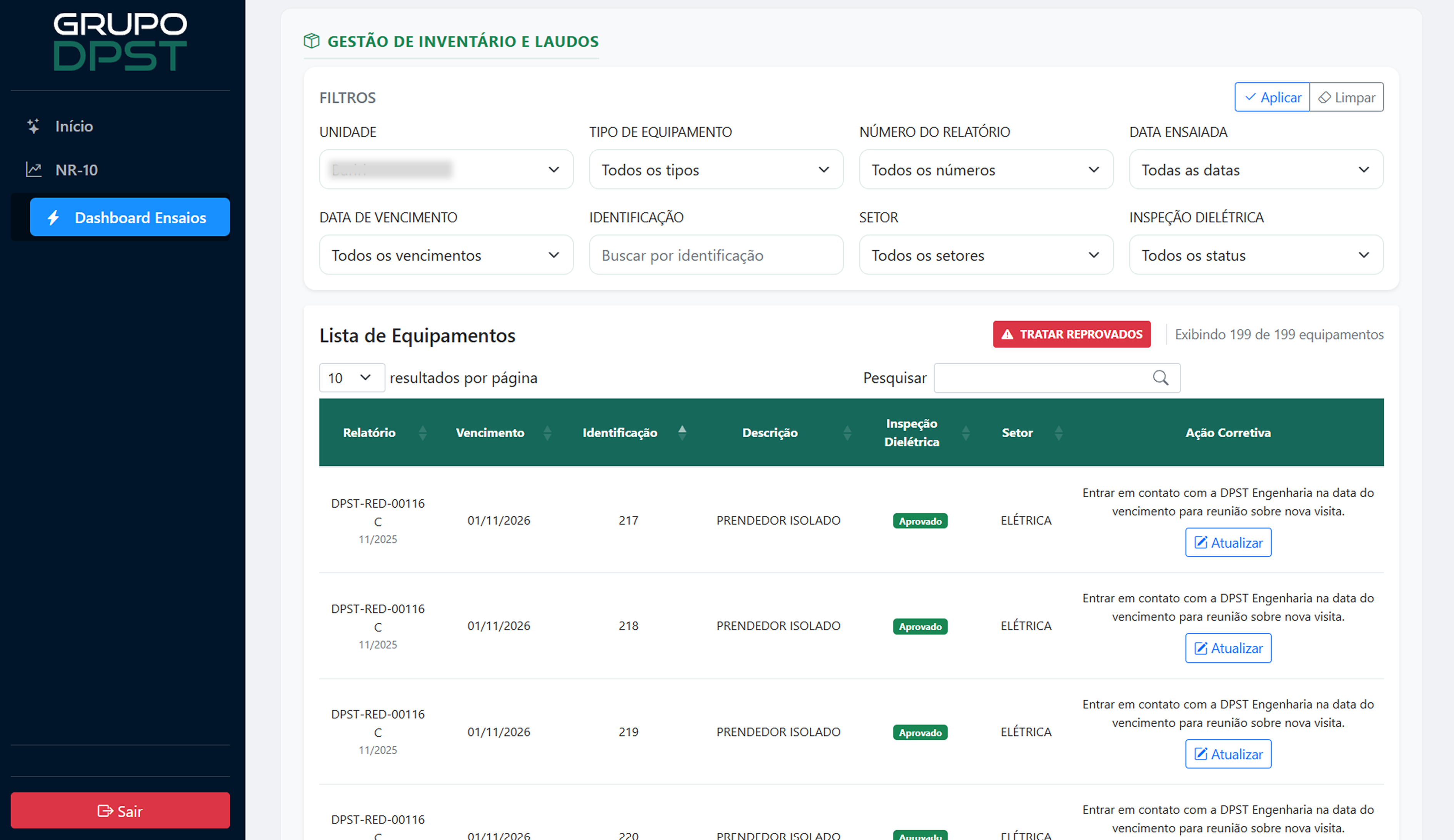 Plano de ação DPST